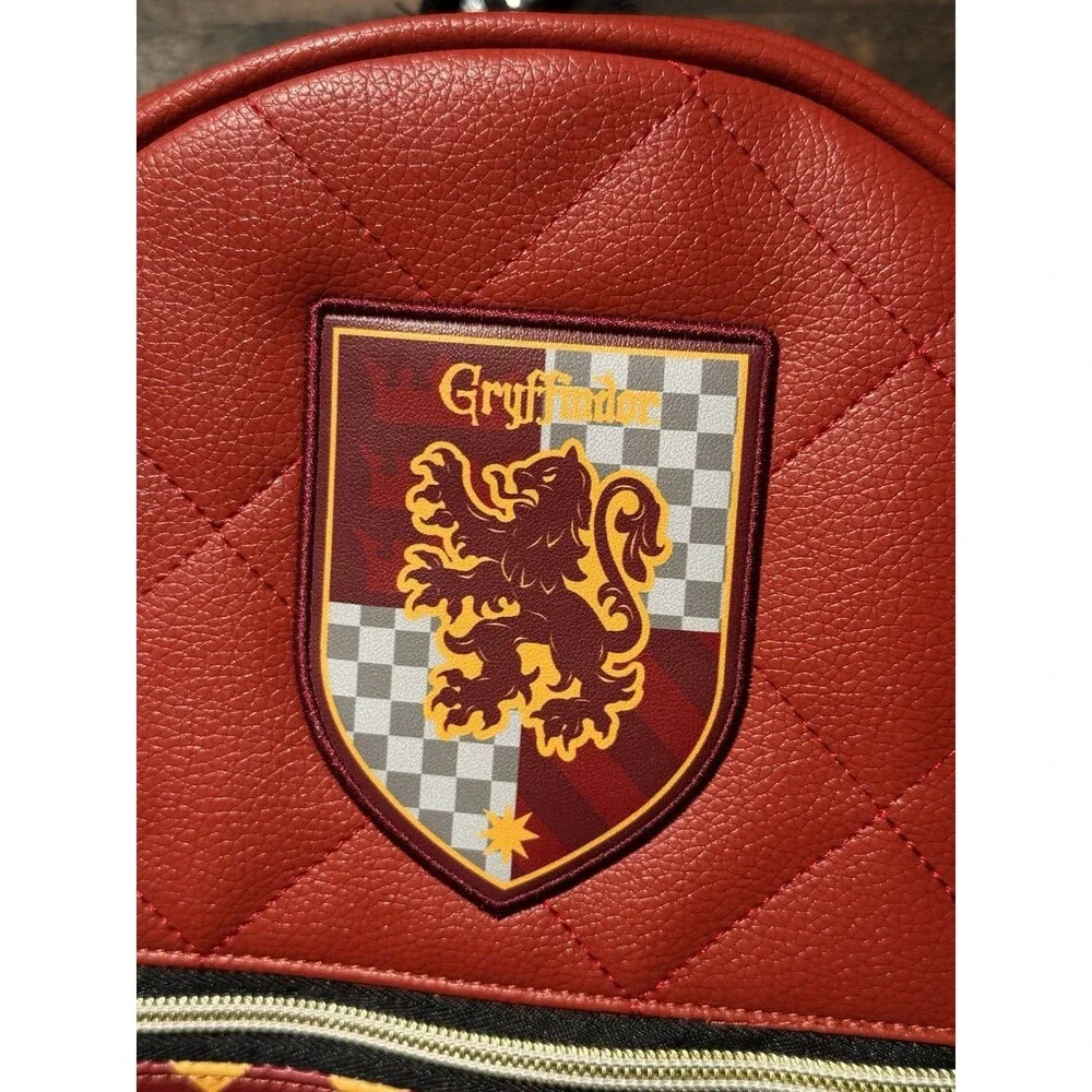 NEW -Harry Potter Gryffindor Mini Backpack Red, faux leather ships fast!